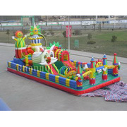 simple inflatable amusement park